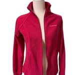 Columbia Women’s Barbie Hot Pink Full Zip Benton Springs Size Small Photo 3