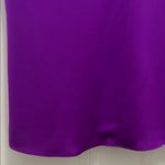Milly  Vibrant Purple Silk Blend Double V Neck Sleeveless Tank Top Blouse - Sz 6 Photo 6