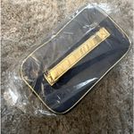 Juicy Couture Navy Velour Juicy and Love Pattern Makeup Train Case Photo 1