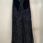 Kaileigh Blue and White polka Dot Dress. Stretchy and comfy. Size Large. Photo 1
