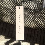 Sanctuary NWT Warms My Heart Drop Shoulder Button Classic Houndstooth Cardigan L Photo 9