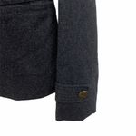 Tulle Dark Gray Wool Blend One Button Blazer Jacket Size M Photo 5