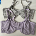 Fruit of the Loom 2 Unlined Cotton Underwire Bras XL Photo 0