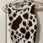 Cow print Top Multiple Size M Photo 0