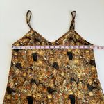 American Vintage  Shirley of Hollywood Lion Tiger Lingerie Nightgown Slip Dress Photo 2
