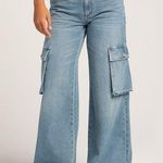 RSQ High Rise Cargo Wide Leg Denim Jeans By Photo 0