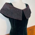 carole little Gorgeous Vintage 1980s/90s Green Velvet Gown! Photo 4