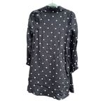 ZARA NWT CONTRAST POLKA DOT DRESS Photo 2