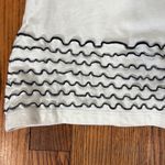 See By Chloe Embroidered Bell Sleeve Boxy Top snow white size Small Photo 4