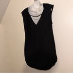 Halogen Women’s Black Sleeveless business casual Top vback Size XS Photo 3
