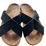 Jenni Kayne  Cotton Crossover black sandals size 40 US 10 Photo 1