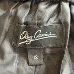 Oleg Cassini Halter Black Y2K beach Tie nack eyelet boho 90s 2000s dress 12 NWT Photo 3