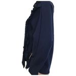 Halogen Nordstrom peacoat style blouse Long sleeve in Navy blue size Small Photo 1