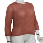 Easy Spirit Coral Crew Neck Sweater Photo 1