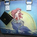 Lounge Fly New Disney Little Mermaid Satchel Handbag with Crossbody Strap Photo 2