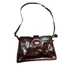 Vintage Genuine Eel Skin Shoulder Bag – Chocolate Brown – Made in Korea Photo 1