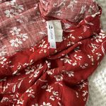 Cupshe Red Floral Midi Dress Photo 2