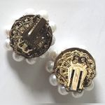 Vintage White Pearl Cluster Clip Photo 3