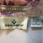 Erin London Vintage Pink Floral Zip Jacket Sz M Size M Photo 7