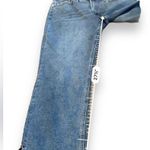 Just USA  High Rise Medium Wash Ankle Side Slit Straight Leg Jeans Sz 30P/10P NEW Photo 10