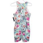 Guess  Jungle Flora racerback scuba bodycon mini dress size  S Photo 1
