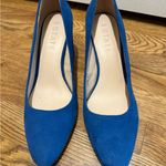 1. State  Blue Suede Heels Classic Pointed Toe size 9.5 Photo 8