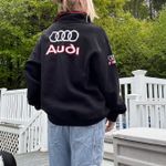 Audi Zip Up Sweatshirt Black Size L Photo 2
