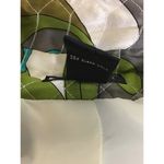 carole little Women 100% Silk Quilted Jacket Sz. Lrg Geometric Print Jacket Photo 8