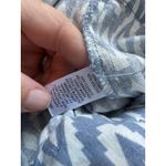 Willi Smith  Women's Linen Blend Pants Diamond Print Blue‎ White Size 10 Photo 2