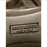 Sesto Meucci  Ankle Boots Women's 6 Brown Bronze Leather Faux Fur Leopard Shoes Photo 2