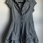 BCX  Black and White Striped Mini Dress Photo 0