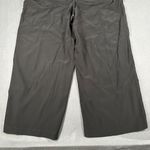 Eskandar Womens 2 Black Wide Leg Silk Pull On Drawstring Cropped Ankle Pants Photo 1