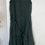 City Chic NWT  Plus Fringe Tiered Maxi Dress Jungle Green Color Sz 16 / Small Photo 1