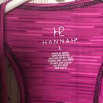Hannah Athletic Sporty Workout Womens H2 Tank Size L Pink Size L Photo 1