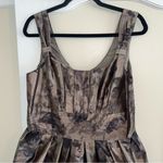 Peruvian Connection Borealis Satin Pleated Mini Dress Photo 4