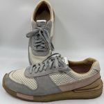 Clarks Originals 1825 Gray White Perforated gum sole Sneaker Shoes Women's 9.5 M Photo 0