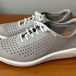 Clarks Clark’s Unstructured Un Rio Tie Sneaker Grey Vented Comfort W10‎ Photo 0