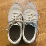 Tory Burch  Cream and Navy Sneakers Photo 10