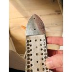 Y2K Bling Belt Size medium Blue/Green Rhinestone Chunky silver Buckle Blue Photo 3