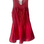 secret treasures Vintage 90s Large Lace Sewuin Floral Sexy Babydoll Lingere Top Photo 0