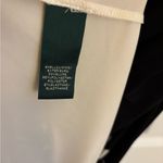 Lauren Ralph Lauren Black and White Floral Long Sleeve Dress Size 8 Photo 5