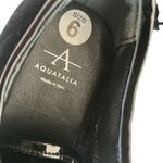 Aquatalia velvet athletic shoes black size 6 lace up fashion sneakers Photo 3