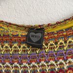 Y2k rainbow knit mini dress Green Photo 3