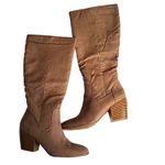 Style & Co  Warrda Women’s Tall Block-Heel Dress Boots – Size 8.5, Tan Faux Suede Photo 4