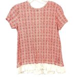 Tommy Hilfiger  Frill Bottom Bow Te Back Top Size XS Photo 0