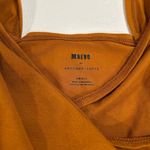 Anthropologie Maeve by  Rust Ruched Square Neck Top Size Small Photo 4