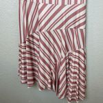JOYFOLIE MIA JOY Striped Pinky Red and White Women's Dress Size L Size L Photo 2