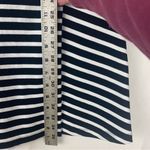 Old Navy  size medium new black white striped dress skater cross straps Photo 7