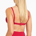 Sea Level Messina Red DD/E Cup Twist Front Bra Bikini Swimsuit Top Size 12 New Photo 1