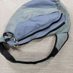 Jansport  XL Sling Messenger Bag Gray Blue Teardrop Crossbody Travel Backpack Photo 2